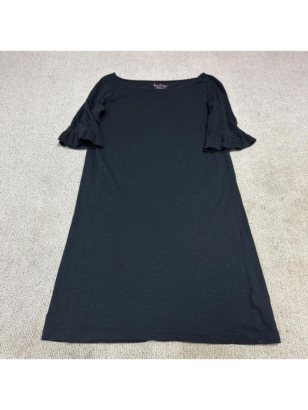 Lilly Pulitzer Dress Black 3/4 Sleeve Women’s Size XS